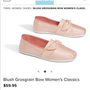 Toms Blush Bow